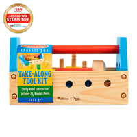 Melissa & Doug Take-Along Tool Kit Wooden Toy