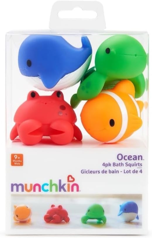 Munchkin Ocean Bath Squirts - 4-Pack