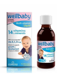 Vitabiotics Wellbaby Multi-vitamin Liquid (6months to 4 years) - 150ml