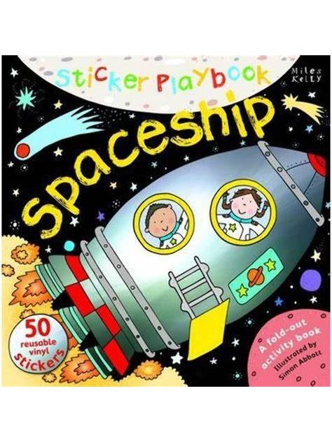 Sticker Playbook Spaceship - Simon Abbott (Hardcover)