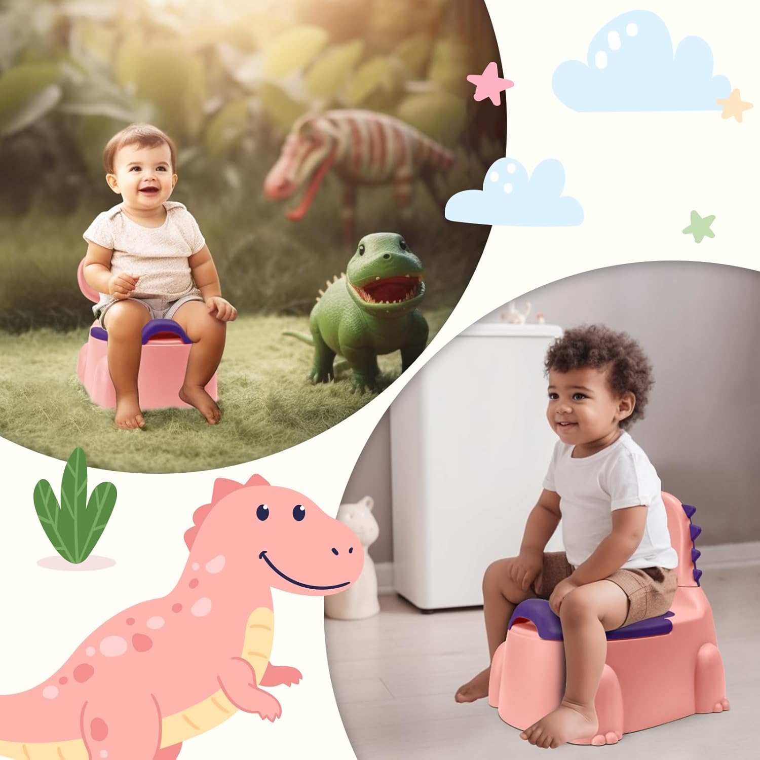 Dinosaur Baby Training Potty