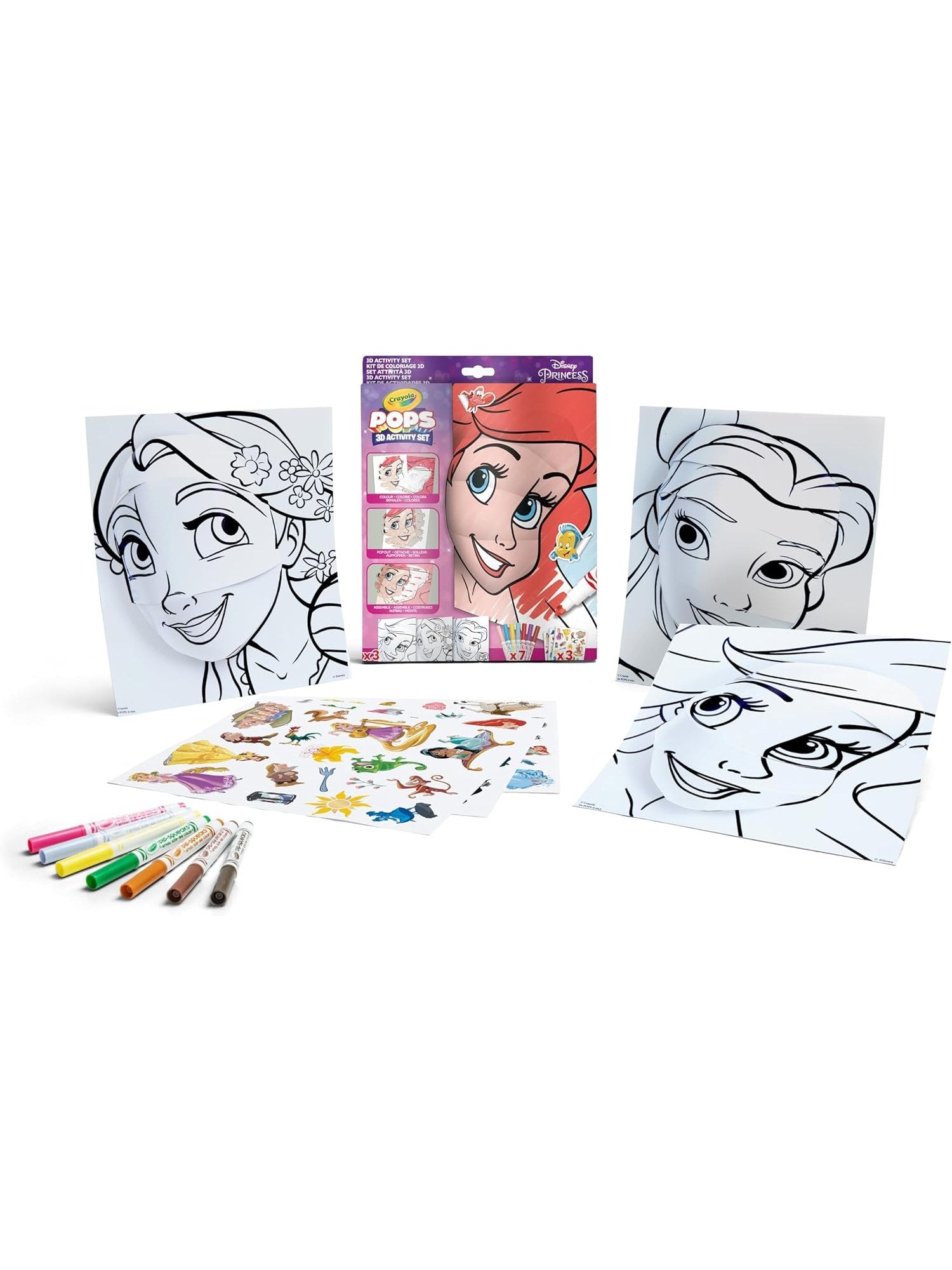 Crayola POPs 3D Activity Set - Disney Princess