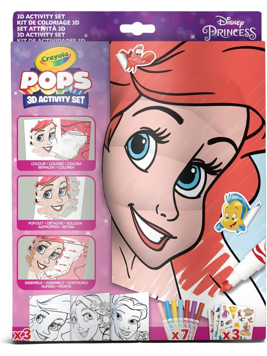 Crayola POPs 3D Activity Set - Disney Princess