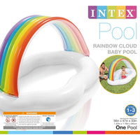 Intex Rainbow Cloud Inflatable Kiddie Wading Baby Pool