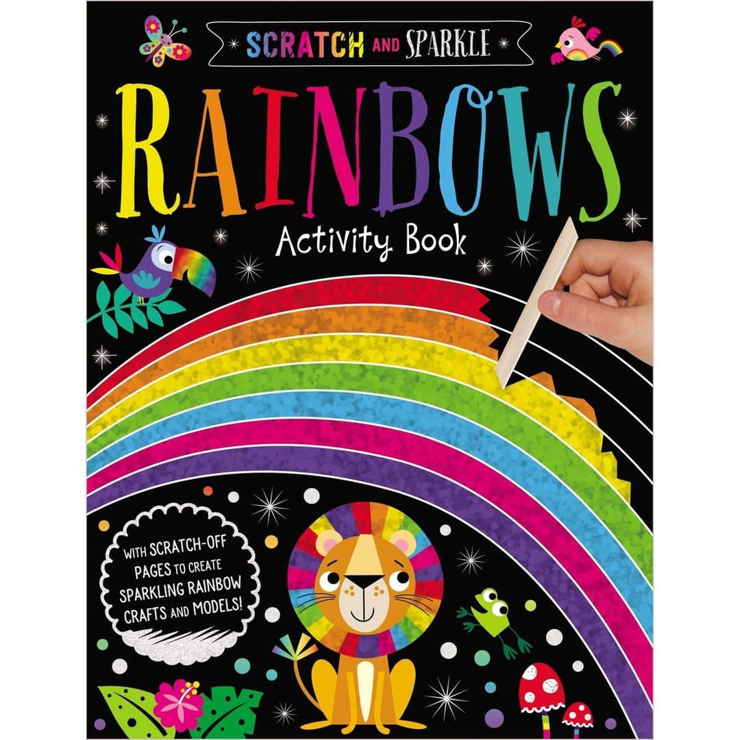 Rainbows Scratch and Sparkle Activity Book (Paperback)