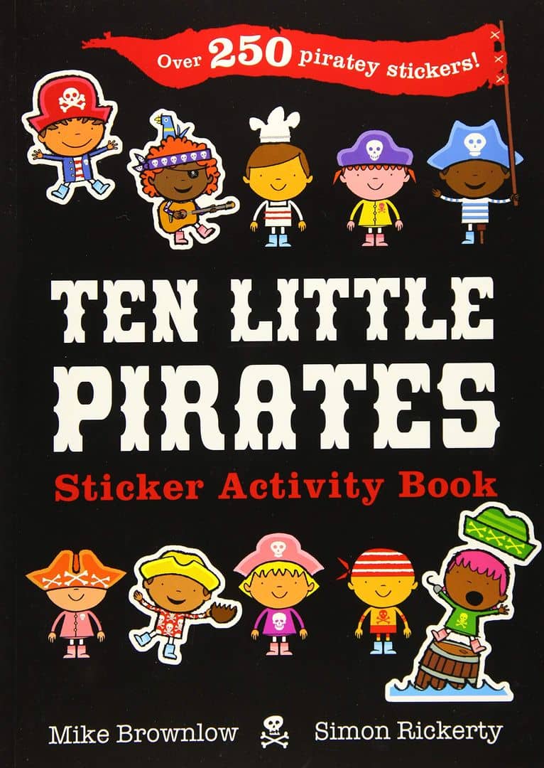 Ten Little Pirates Activity Book - Mike Brownlow & Simon Rickerty (Paperback)