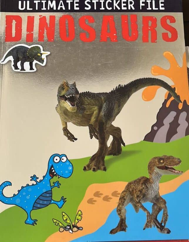 Ultimate Sticker File Dinosaur (Paperback)