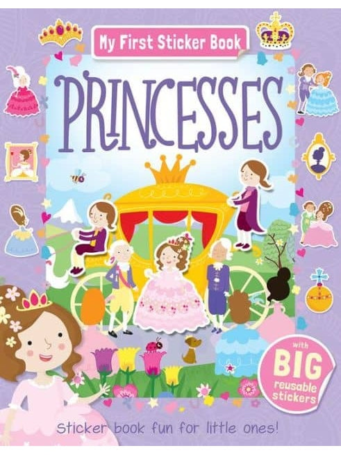 Princesses Sticker Book (Paperback)