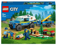 LEGO City 60369 Mobile Police Dog Training Set with Toy Car