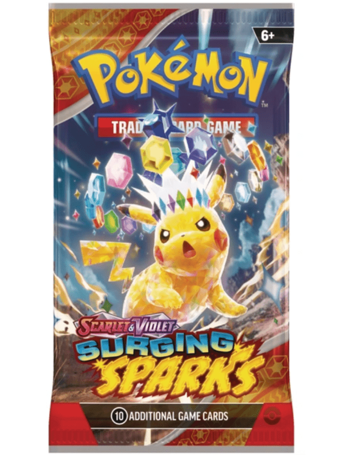 Pokémon Trading Card Game: Scarlet & Violet 8 Surging Sparks Booster Pack