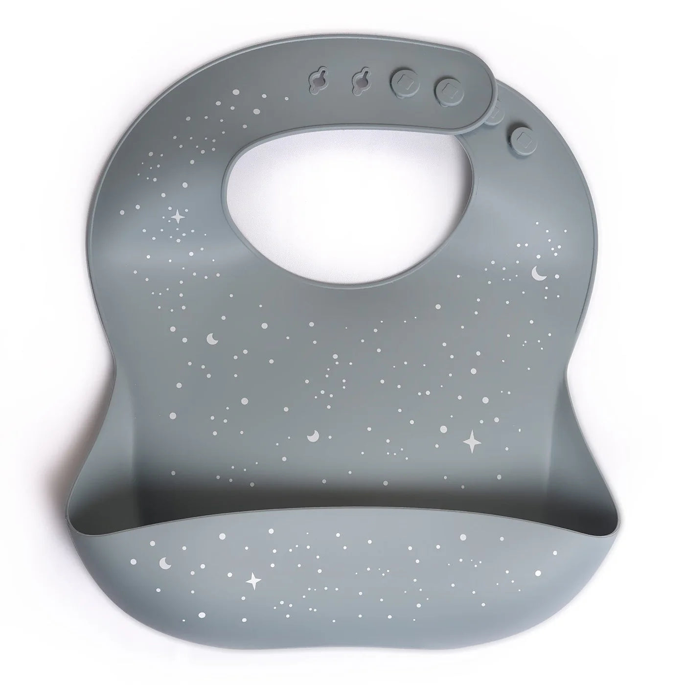 Milk it Baby Printed Silicone Bib Stardust - Blue