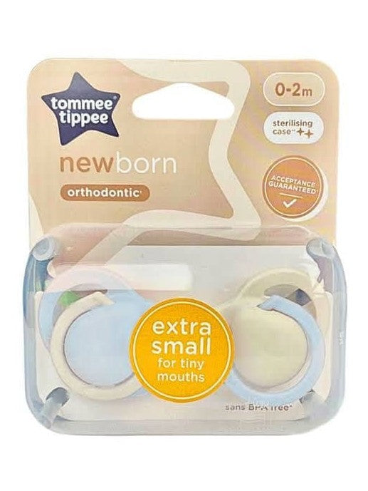 Tommee Tippee Newborn Soother 0-2m - Blue