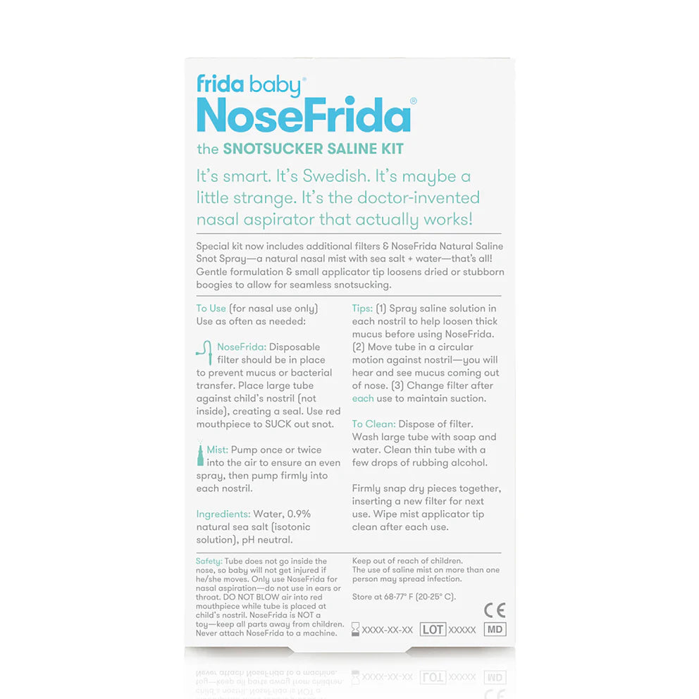 NoseFrida the Snotsucker Saline Kit