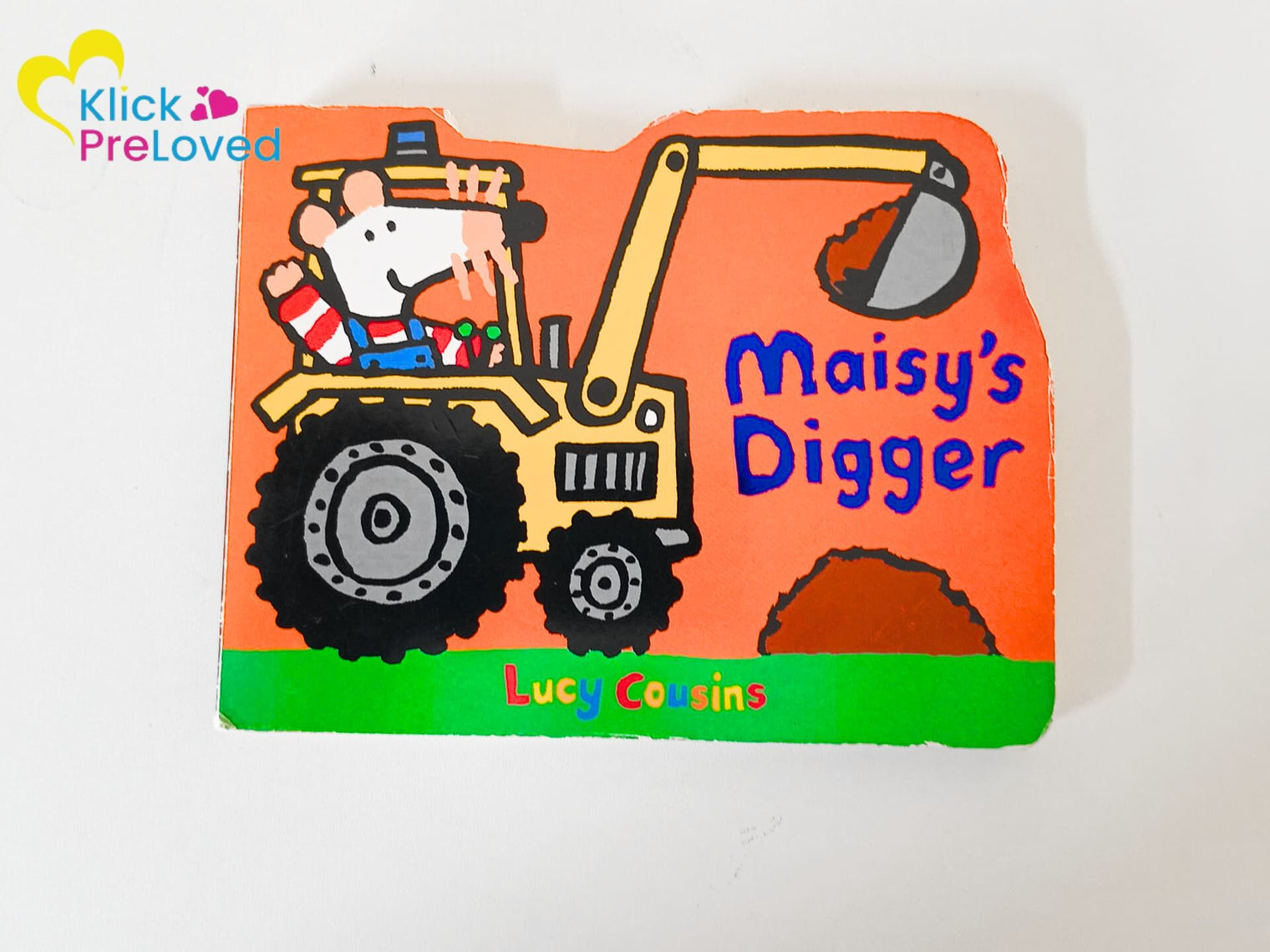 PreLoved Maisy's Digger: A Go with Maisy Board Book - Lucy Cousins (Loved)