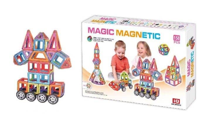 Magnetic Magic Tiles - 158 Pcs