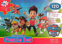 Paw Patrol Educational Puzzle Set - 120 Pieces