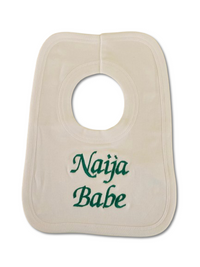 White Customised Cotton Bib