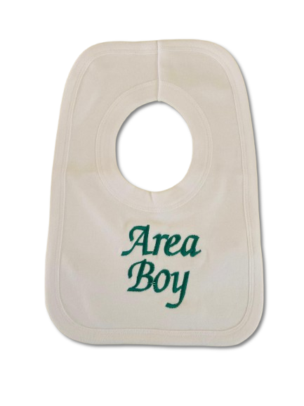 White Customised Cotton Bib