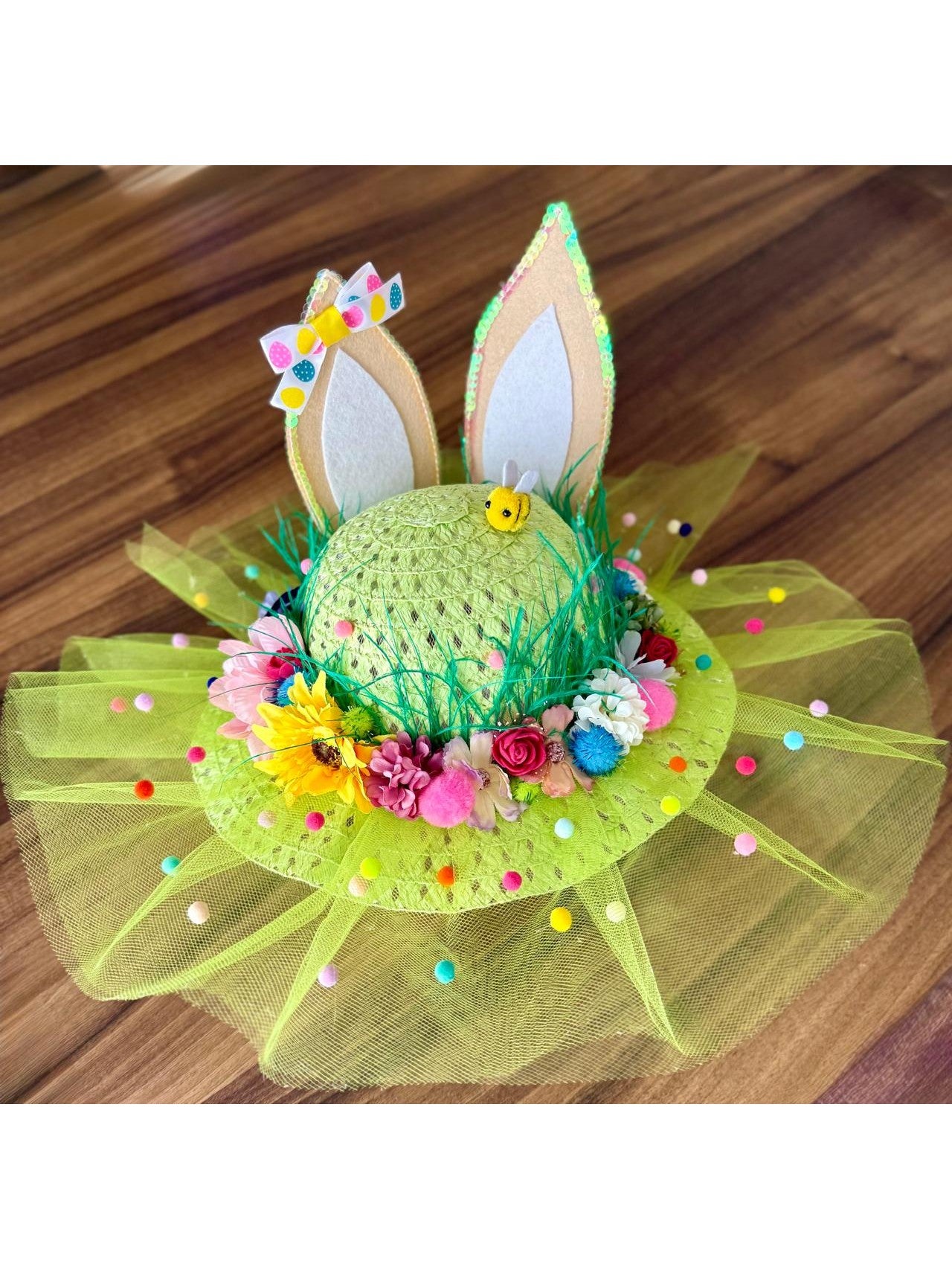 Bantyk Easter Bunny Bonnet (Yellow)