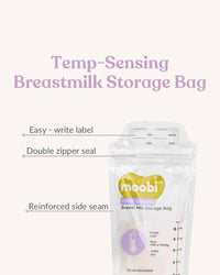 Temp Sensing Milk Storage Bag