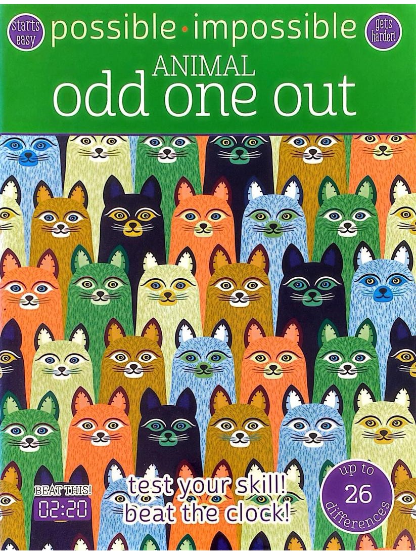 Possible Impossible - Animal Odd One Out, up to 26 differences (Paperback)