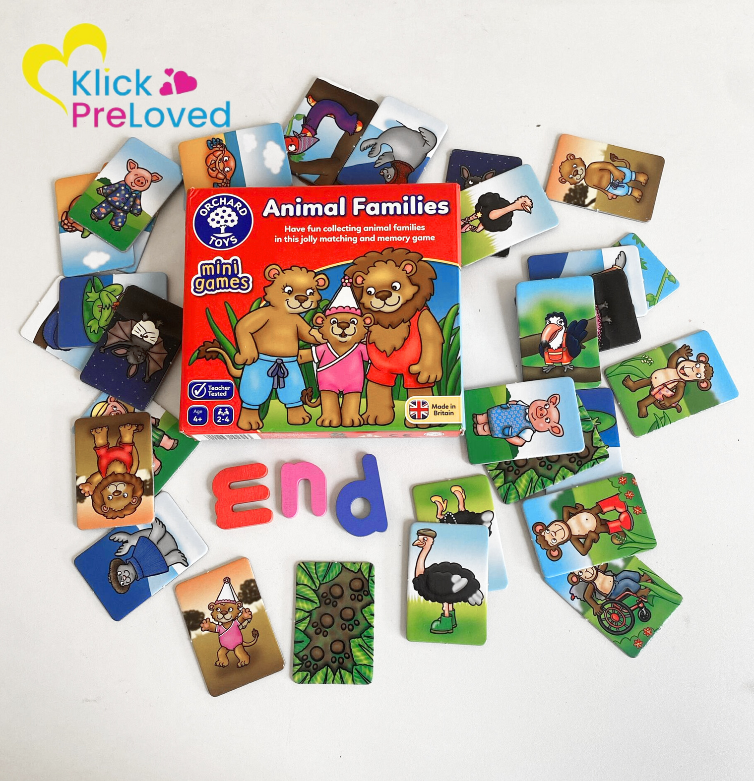 PreLoved Animal Families Mini Game (Gently Used)