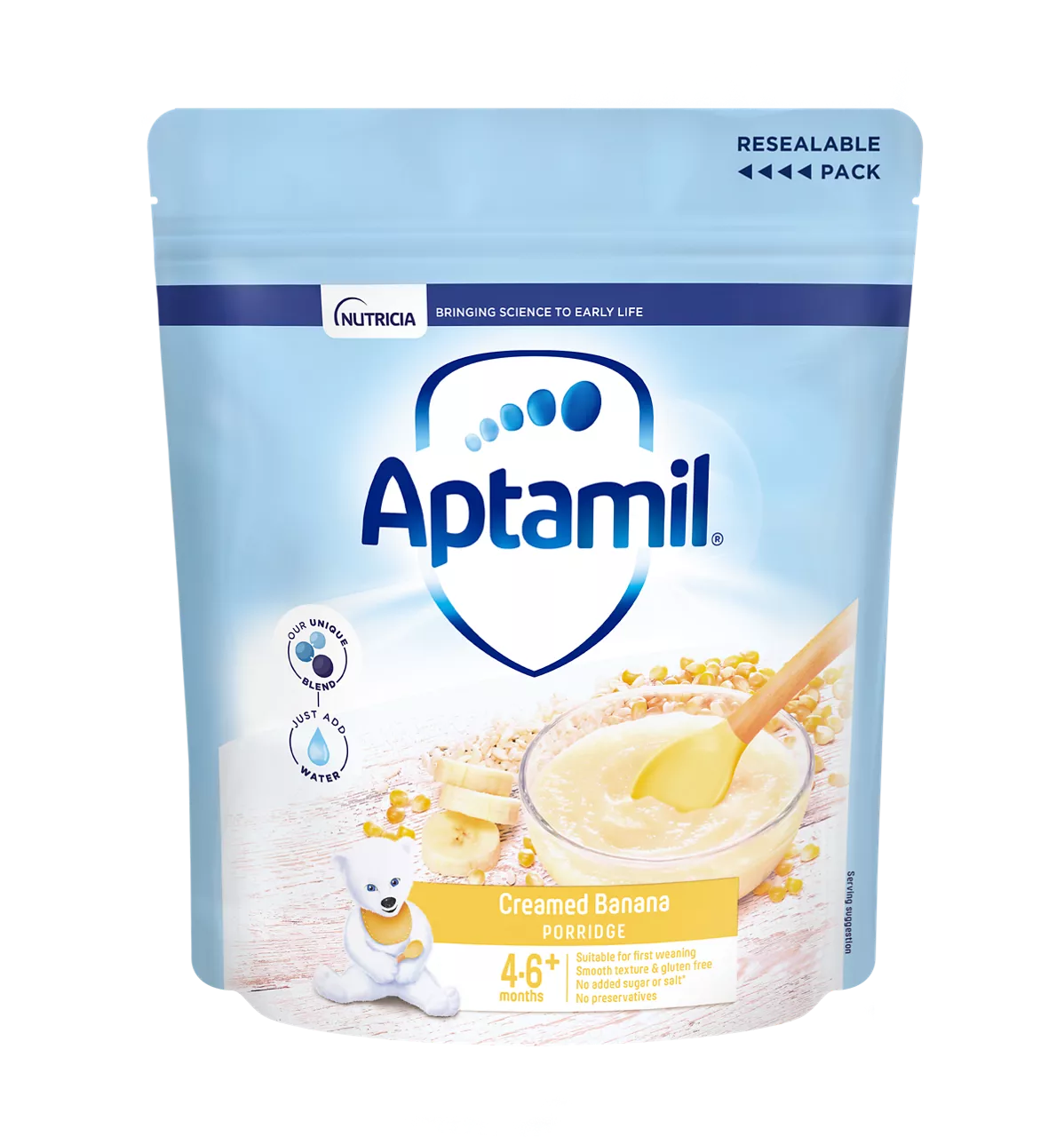 Aptamil Creamed Banana Porridge (4-6months+) - 125g