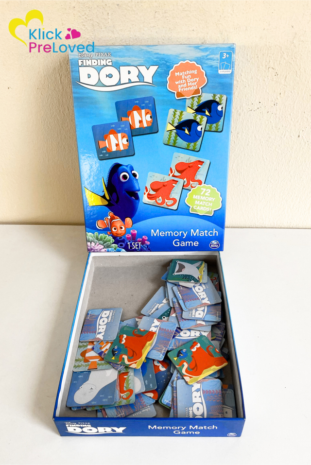 PreLoved Disney Pixar Finding Dory Memory Match Game (Gently Used)