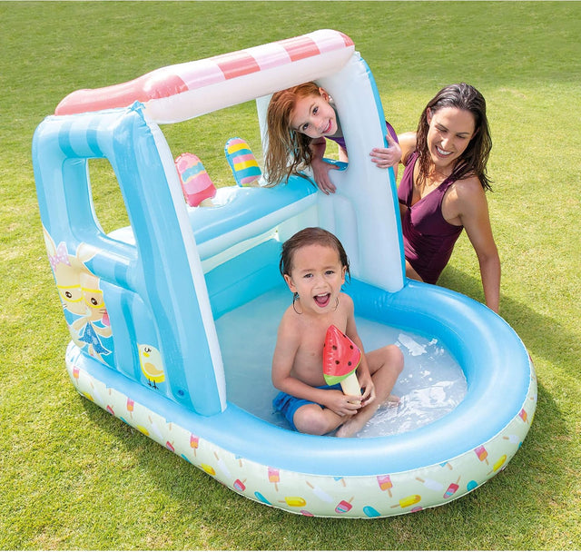 Intex Ice Cream Stand Inflatable Playhouse and Pool.