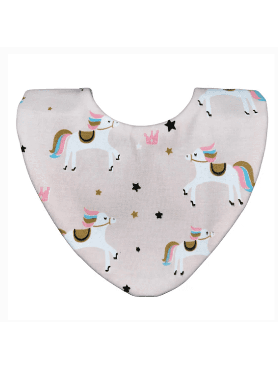 Bibbiyboo Waterproof Dribble Bib - Pink Ponies