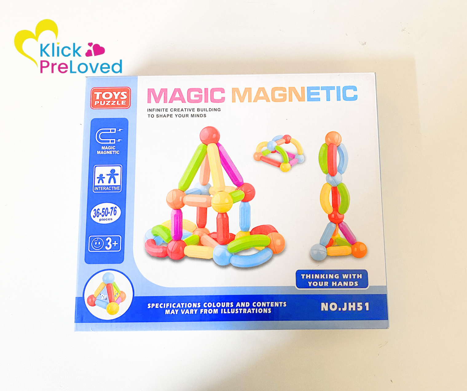 PreLoved Magic Magnectic Toy Puzzle (36 pieces)