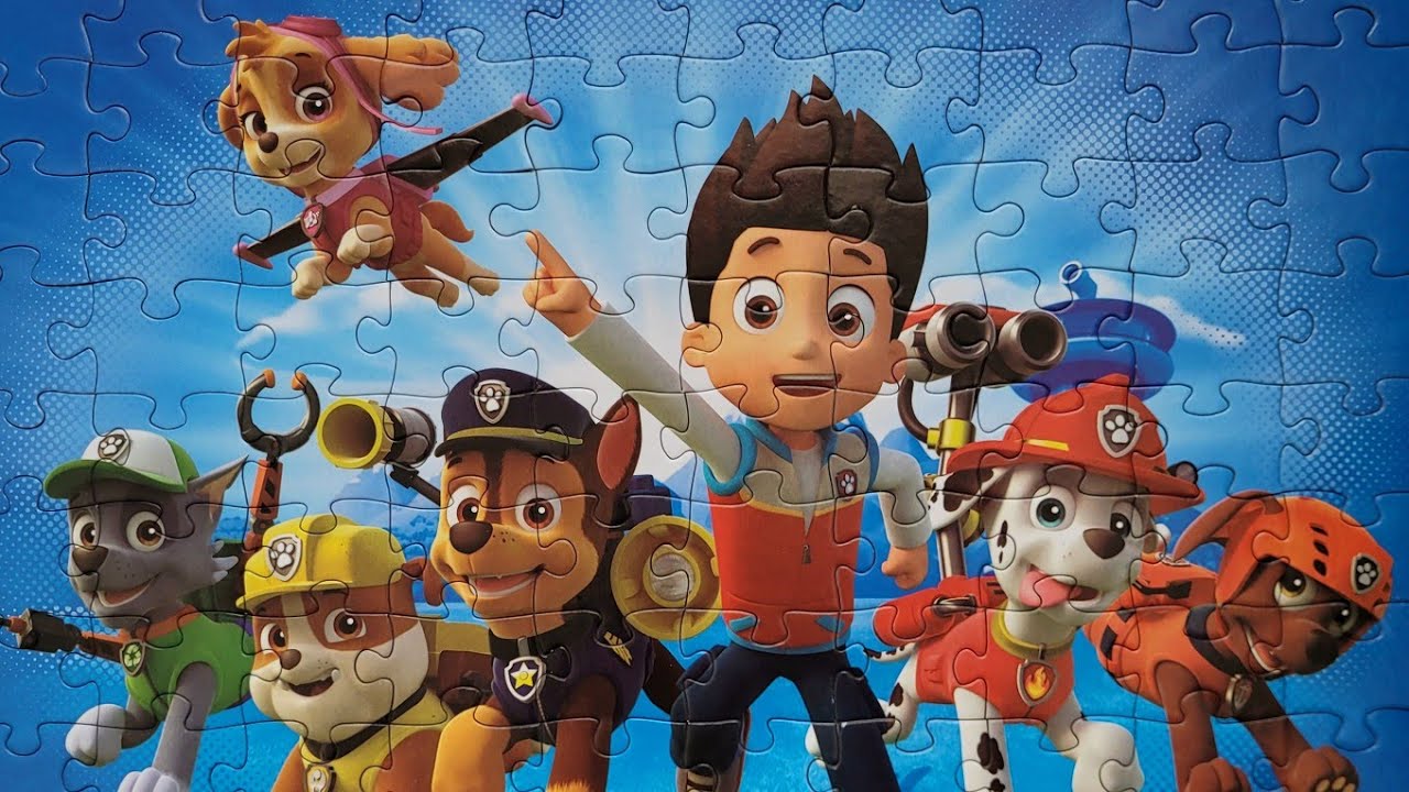 Paw Patrol Educational Puzzle Set - 120 Pieces