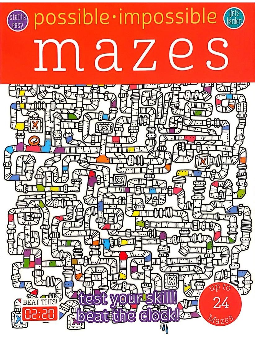 Possible Impossible - Mazes, up to 24 mazes (Paperback)