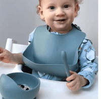 Milk it Baby Army Green Bib & Bowl Set