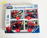 PreLoved Ravensburger Marvel Ultimate Spider-Man 4 in a Box (12, 16, 20, 24pc) Jigsaw Puzzles (Gently Used)