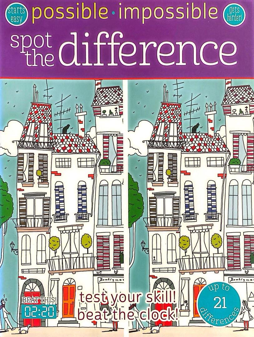 Possible Impossible - Spot the Difference, up to 21 differences (Paperback)