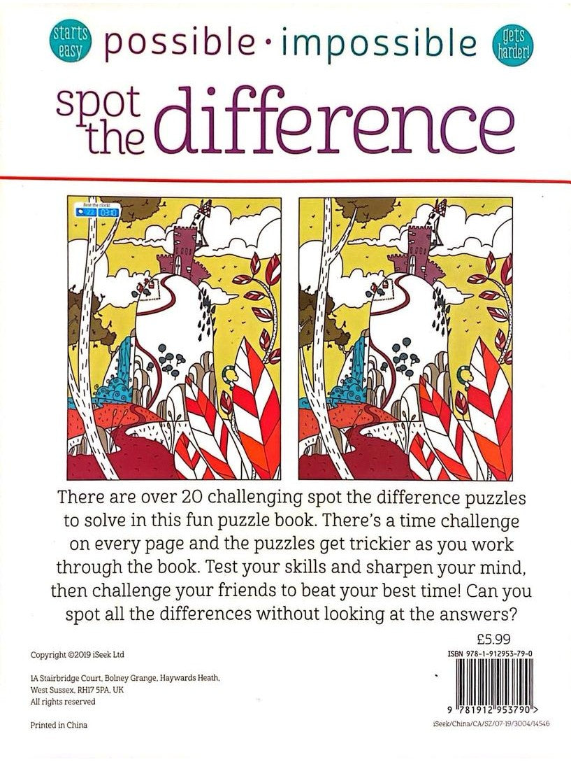 Possible Impossible - Spot the Difference, up to 21 differences (Paperback)