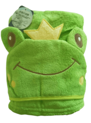 Baby Frog Bath Towel- (Green)