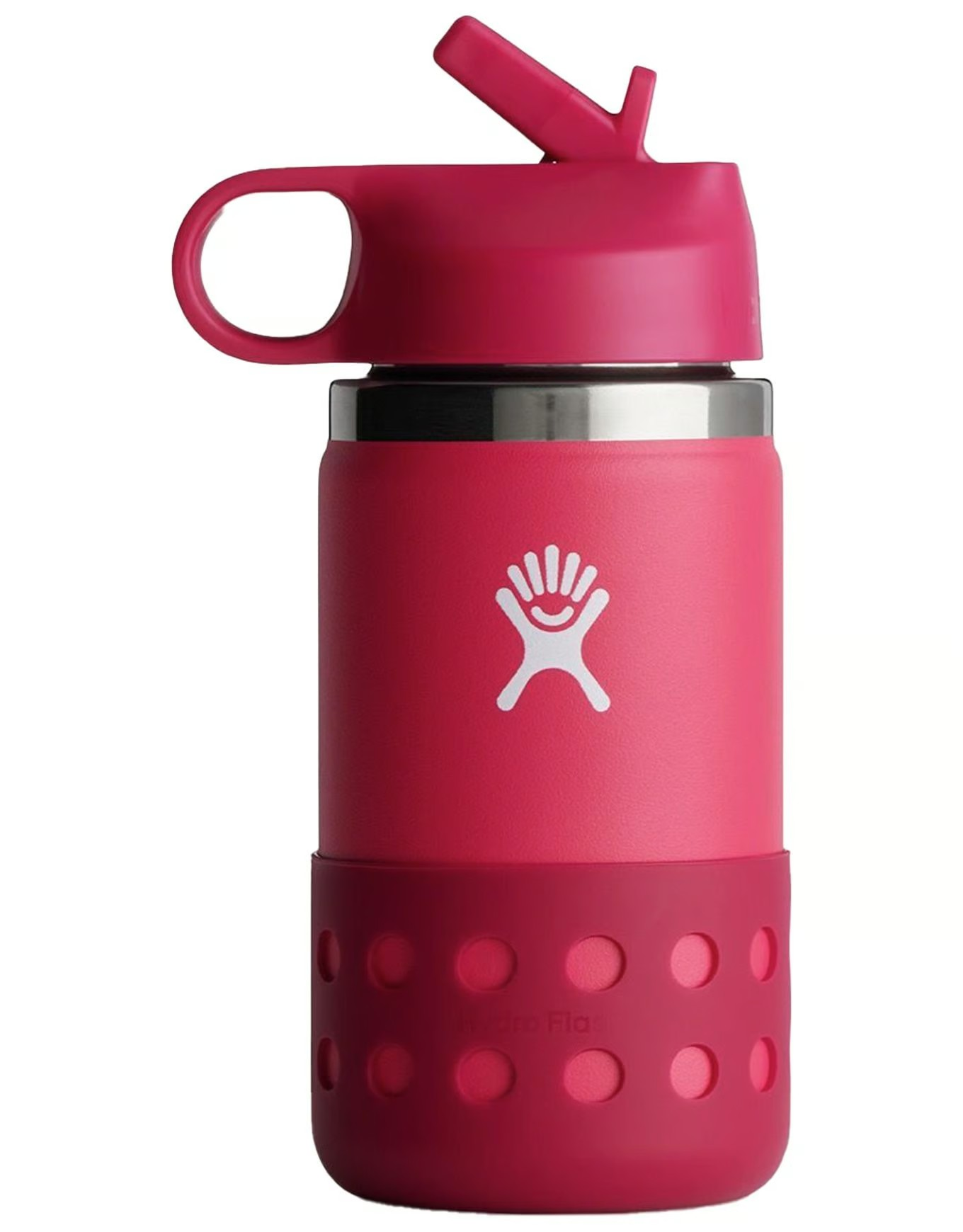 Hydro Flask 12 Oz Kids Wide Mouth Straw Lid and Boot (354mL) - For ages 3+