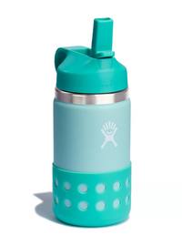 Hydro Flask 12 Oz Kids Wide Mouth Straw Lid and Boot (354mL) - For ages 3+